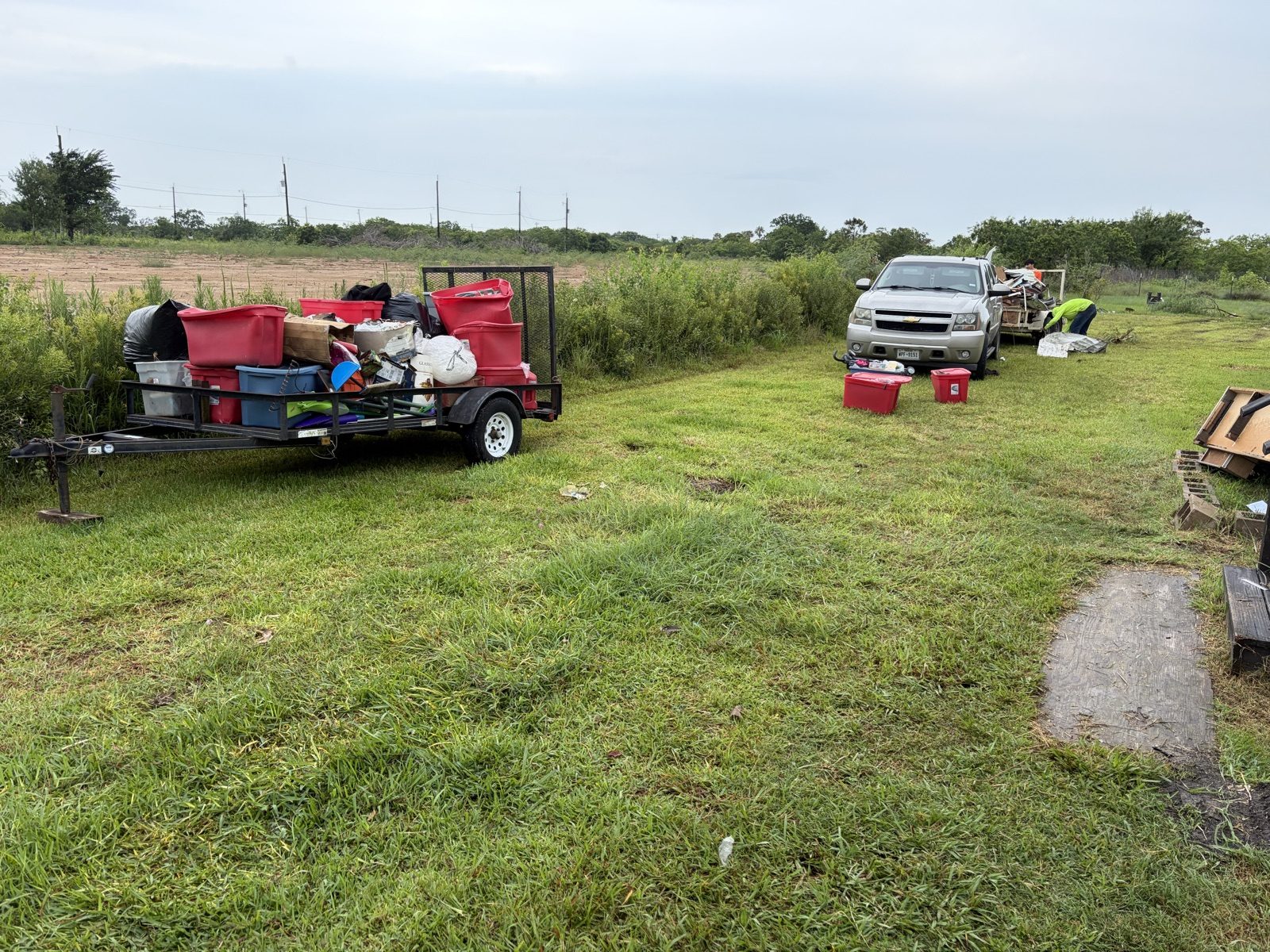 H&L equipment and truck on a job site
